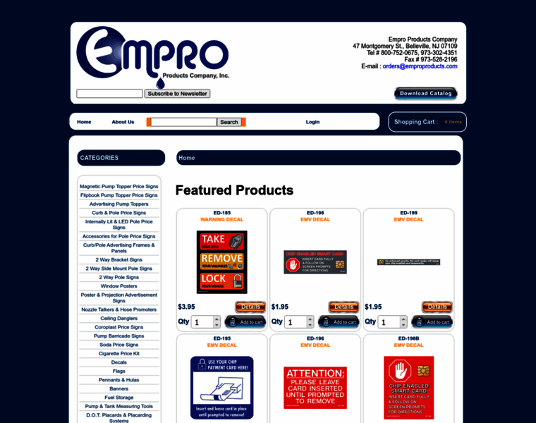 Emproproducts.com thumbnail