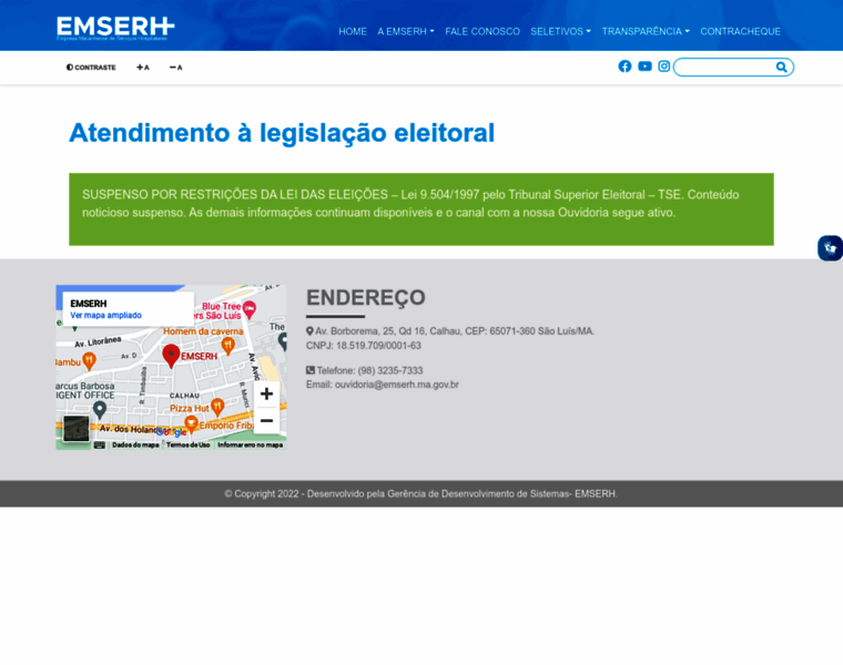 Emserh.ma.gov.br thumbnail