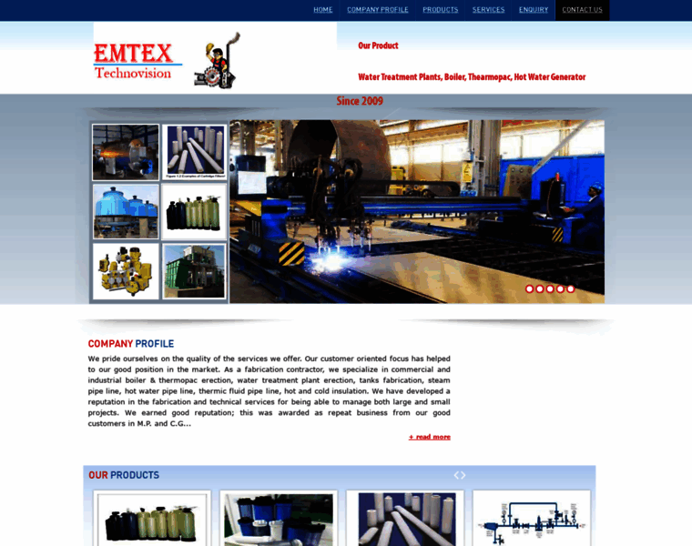 Emtextechnovision.com thumbnail