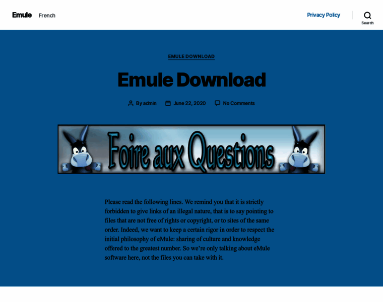 Emule-french.org thumbnail