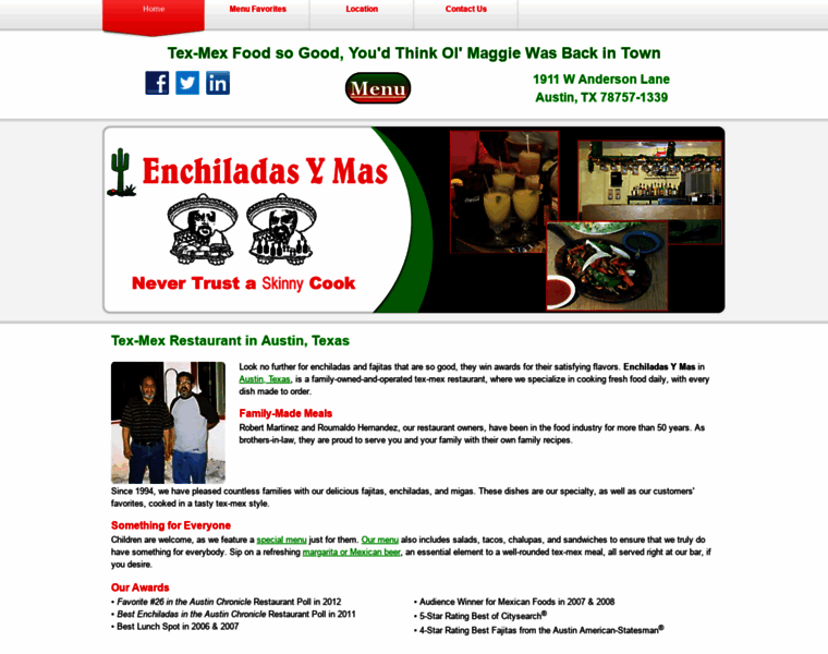 Enchiladasymas.com thumbnail