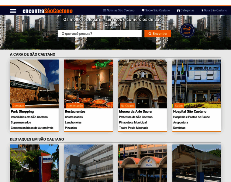 Encontrasaocaetano.com.br thumbnail