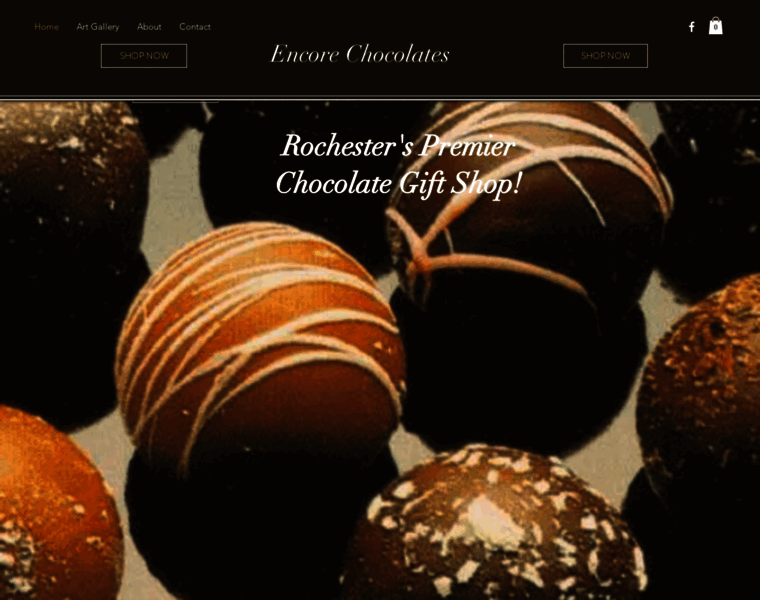 Encorechocolates.com thumbnail