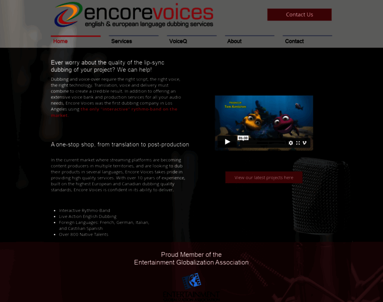Encorevoices.com thumbnail