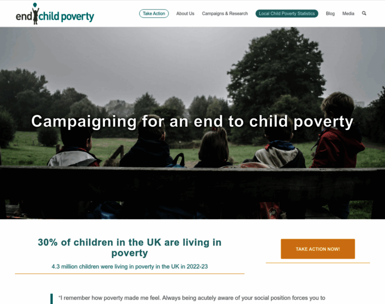 Endchildpoverty.org.uk thumbnail