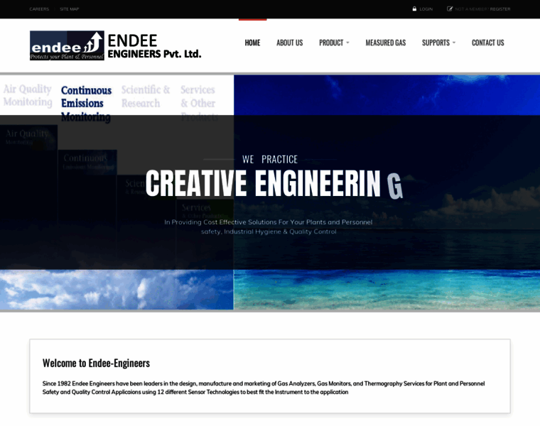 Endee-engineers.com thumbnail