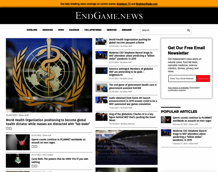 Endgame.news thumbnail