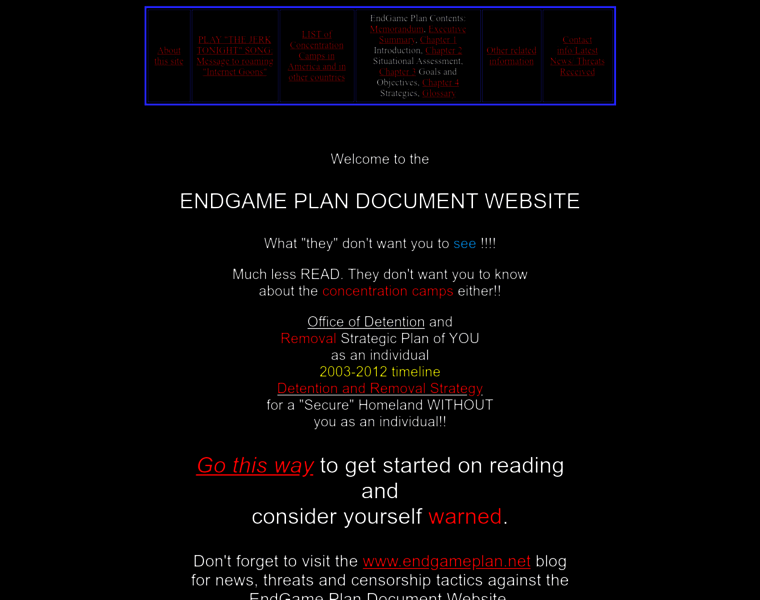 Endgameplan.info thumbnail
