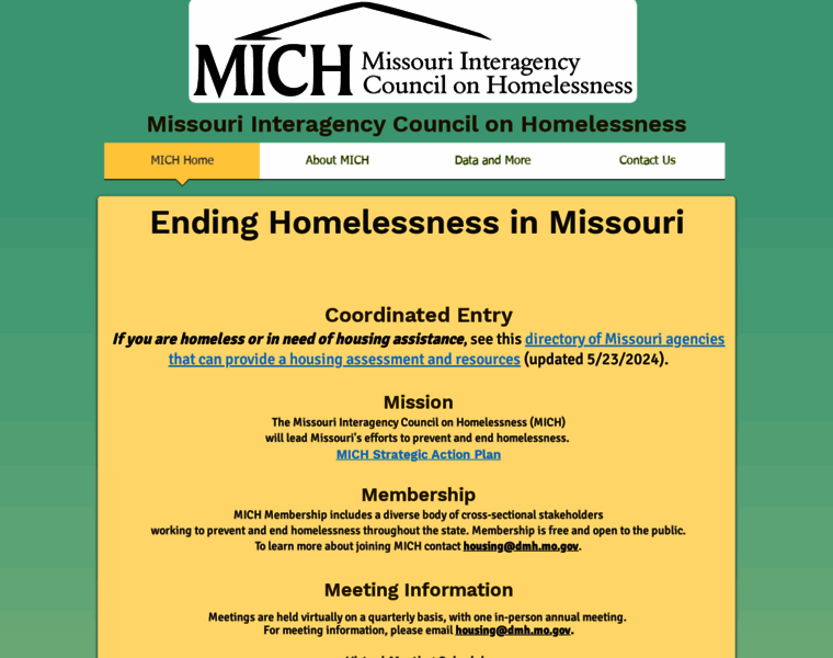 Endhomelessnessmo.org thumbnail