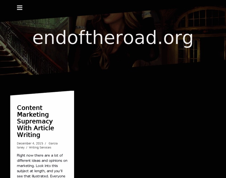 Endoftheroad.org thumbnail