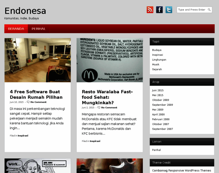 Endonesa.net thumbnail Endonesa.net thumbnail