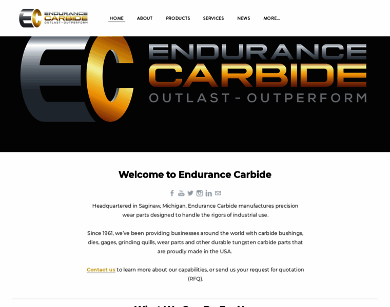 Endurancecarbide.com thumbnail