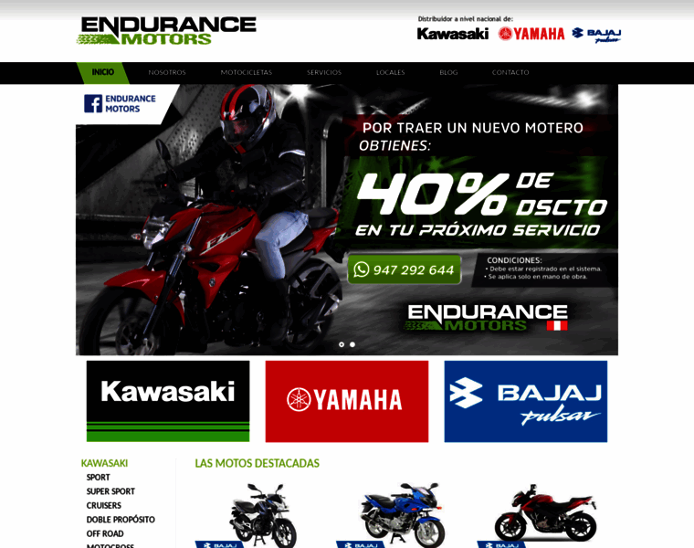 Endurancemotors.com thumbnail