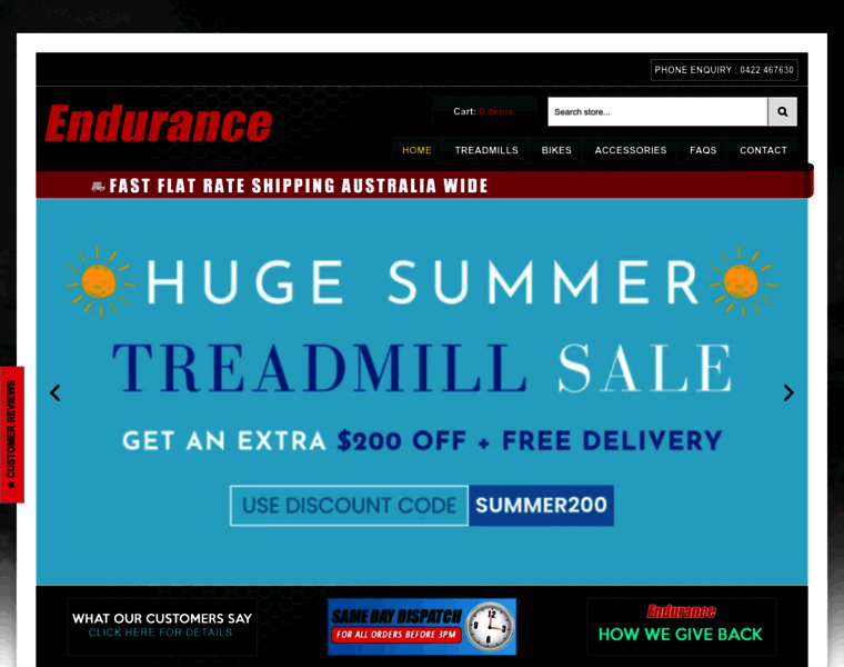 Endurancetreadmills.com.au thumbnail