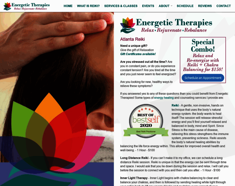 Energetictherapies.net thumbnail