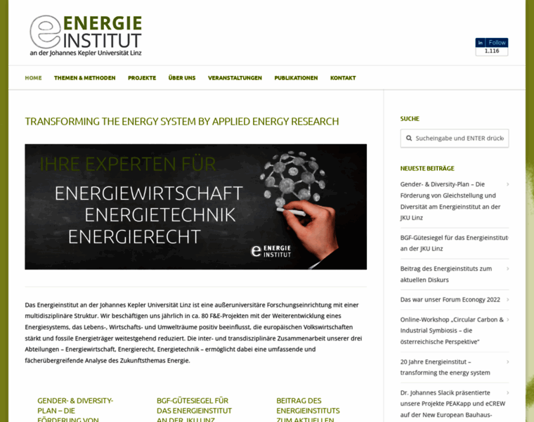 Energieinstitut-linz.at thumbnail