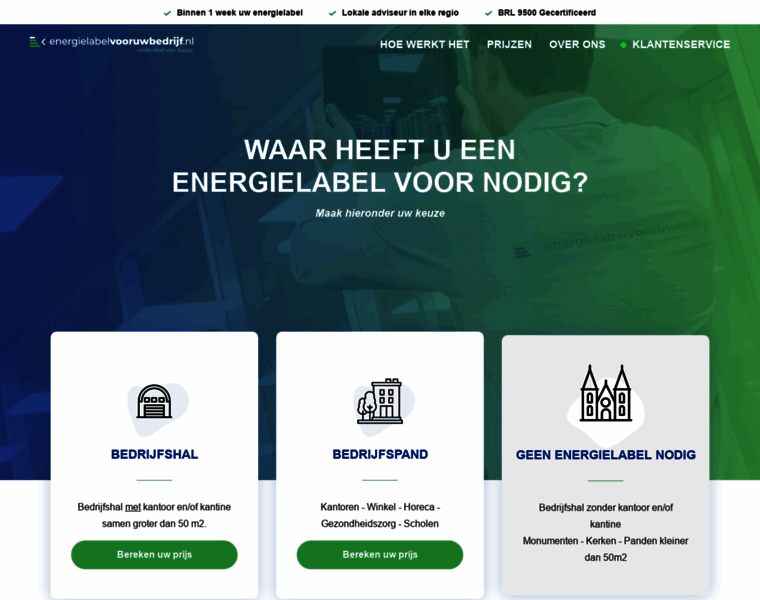 Energielabelvooruwbedrijf.nl thumbnail