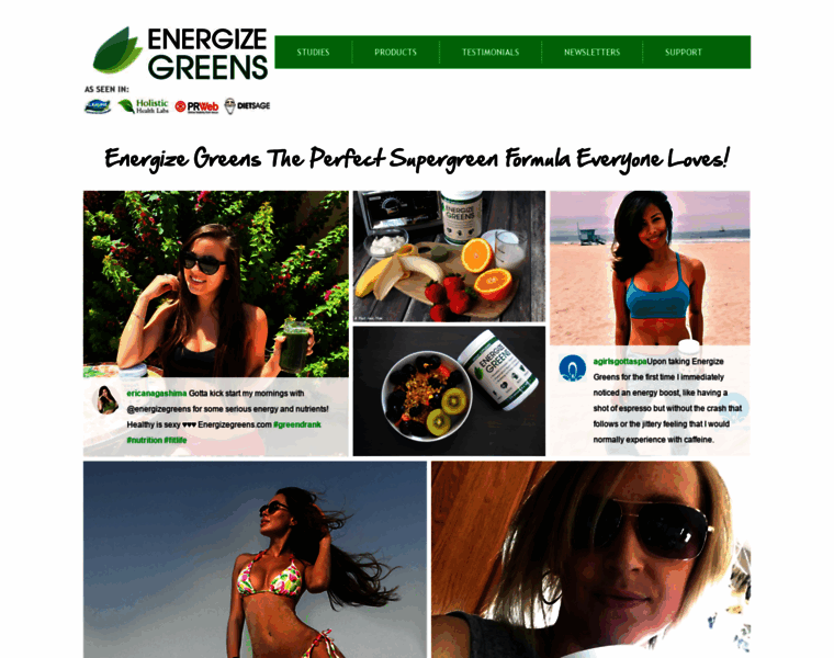Energizegreens.com thumbnail