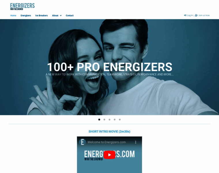 Energizers.com thumbnail