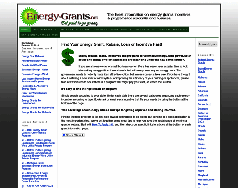 Energy-grants.net thumbnail