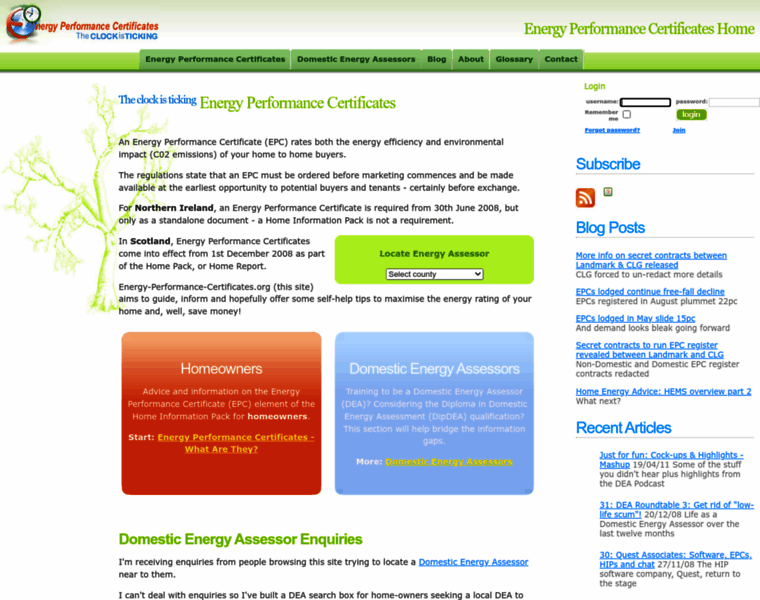 Energy-performance-certificates.org thumbnail