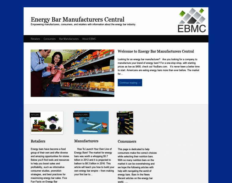 Energybarmanufacturers.org thumbnail
