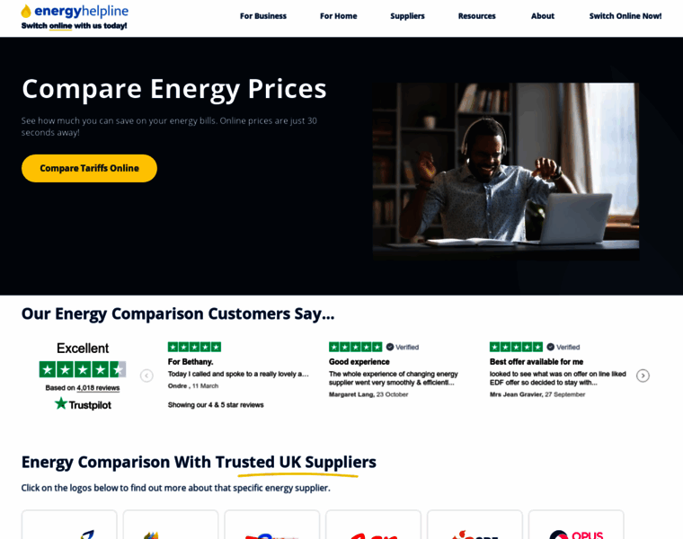Energyhelpline.com thumbnail