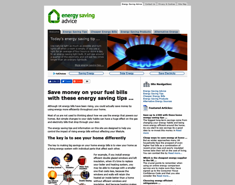 Energysavingadvice.co.uk thumbnail