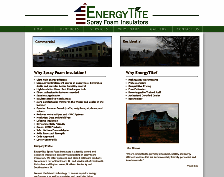 Energytitesprayfoam.com thumbnail