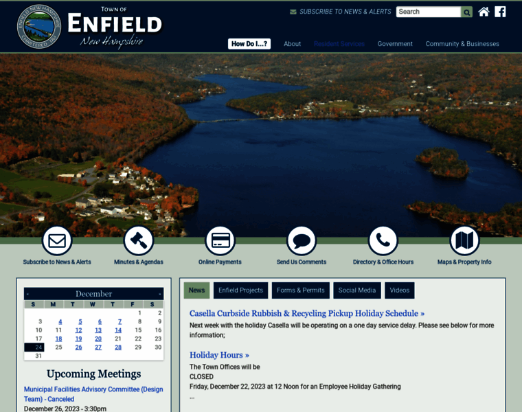 Enfield.nh.us thumbnail