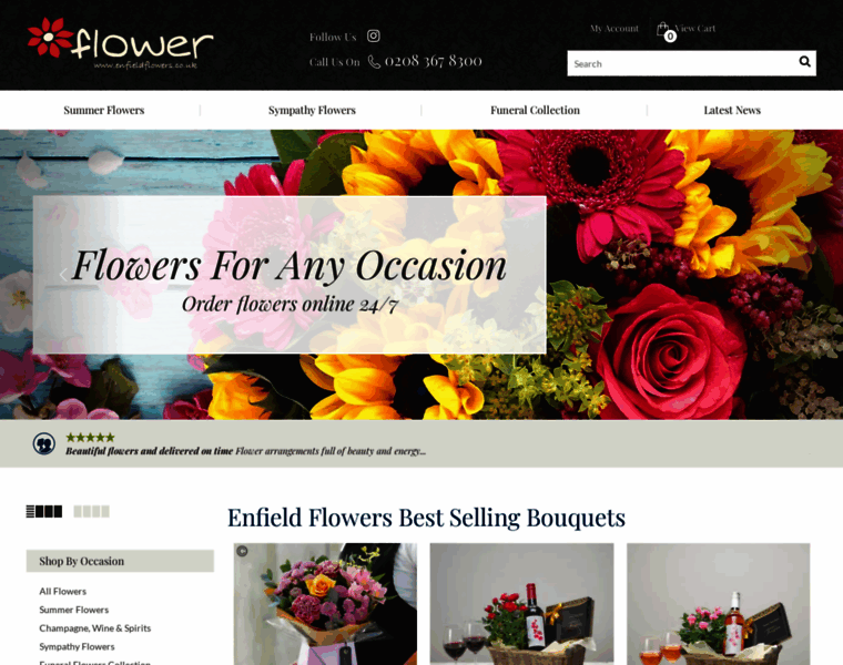Enfieldflowers.co.uk thumbnail