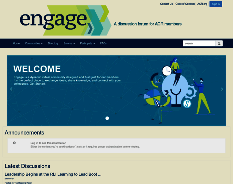 Engage.acr.org thumbnail