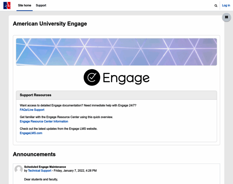 Engage.american.edu thumbnail