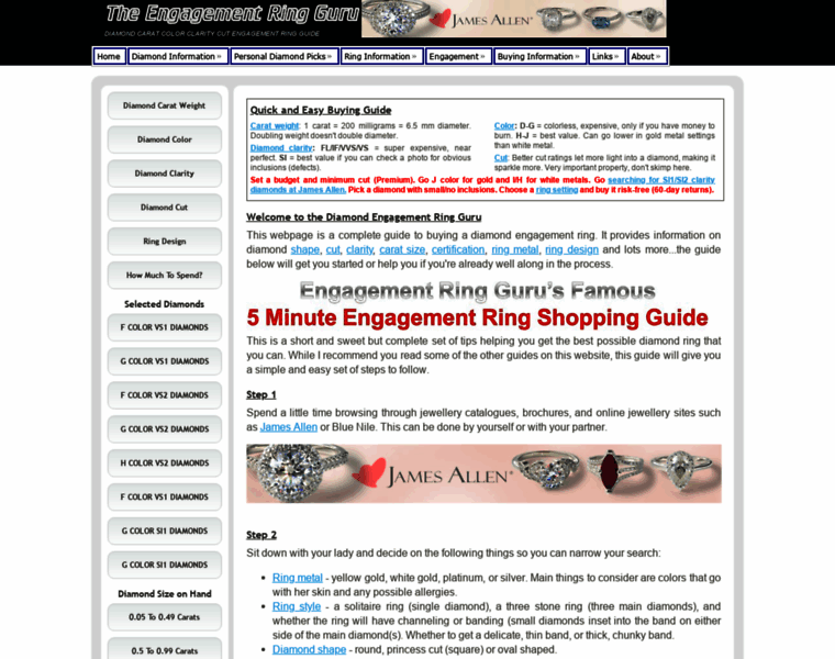 Engagementringguru.com thumbnail