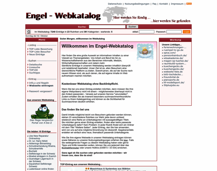 Engel-webkatalog.de thumbnail