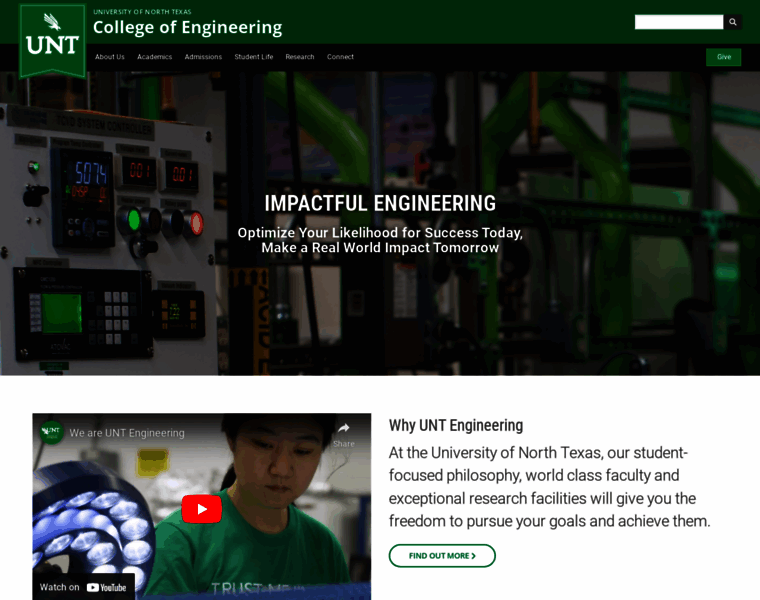 Engineering.unt.edu thumbnail