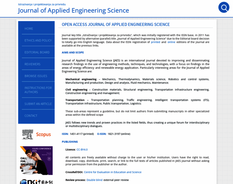 Engineeringscience.rs thumbnail Engineeringscience.rs thumbnail