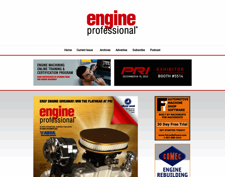 Engineprofessional.com thumbnail
