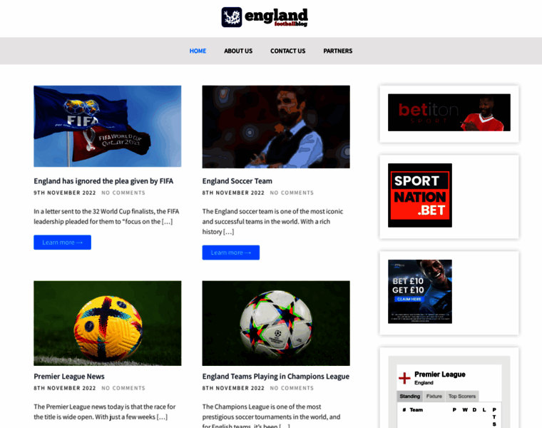 Englandfootballblog.com thumbnail