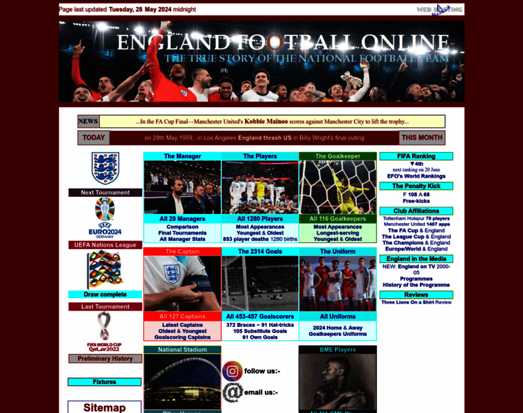 Englandfootballonline.com thumbnail