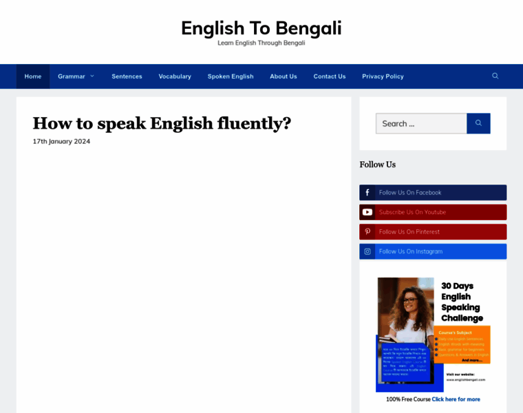 Englishbengali.com thumbnail