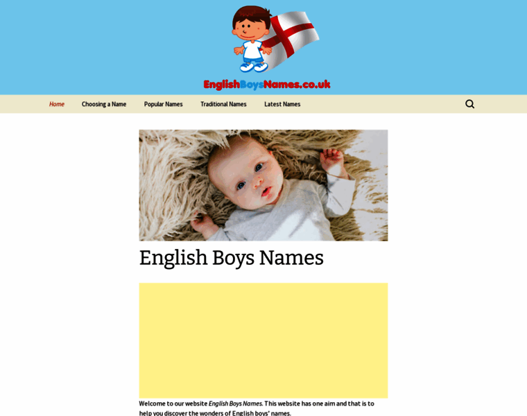 Englishboysnames.co.uk thumbnail