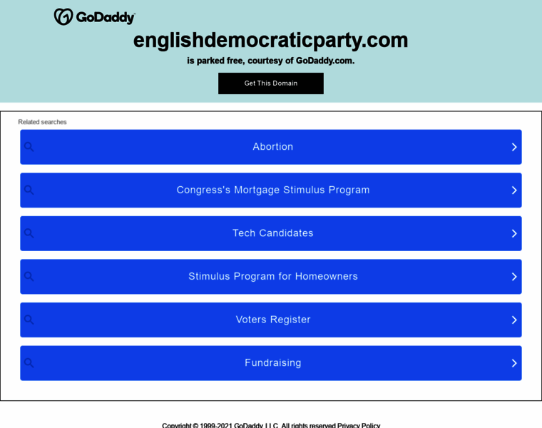Englishdemocraticparty.com thumbnail