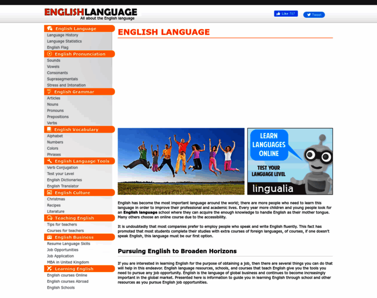 Englishlanguageguide.com thumbnail