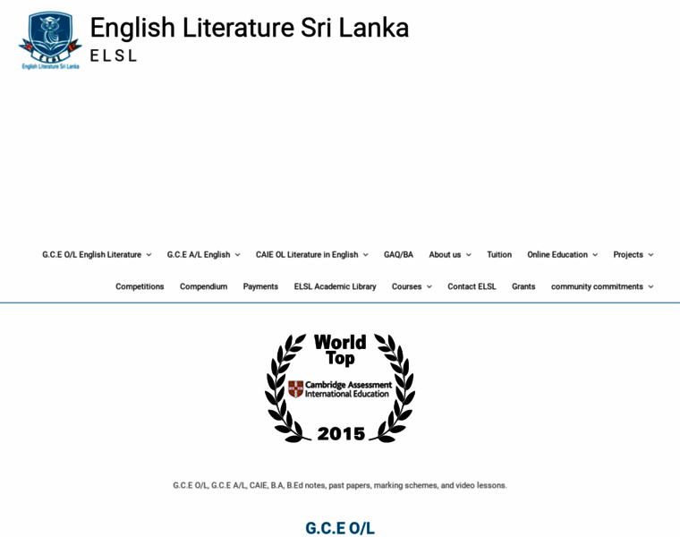Englishliteraturesrilanka.com thumbnail
