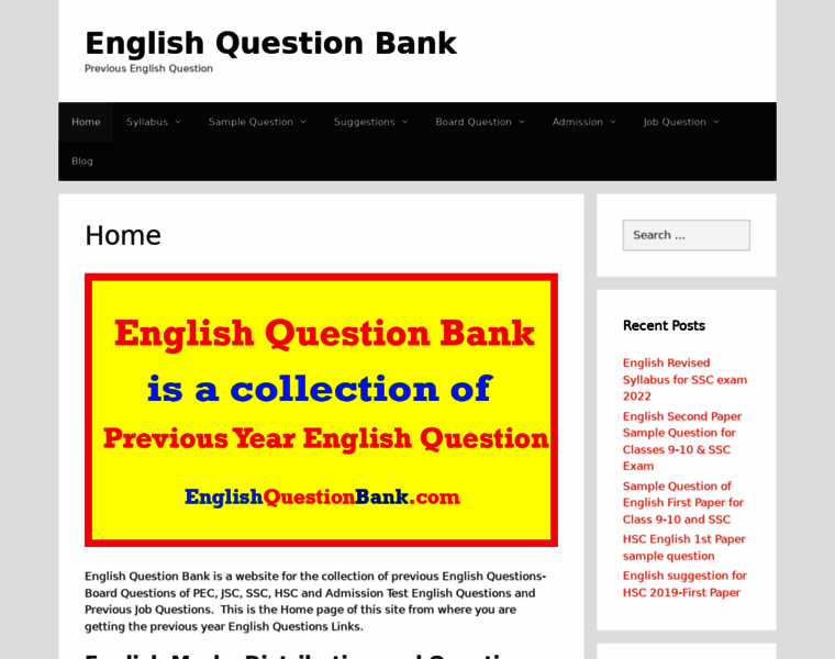 Englishquestionbank.com thumbnail