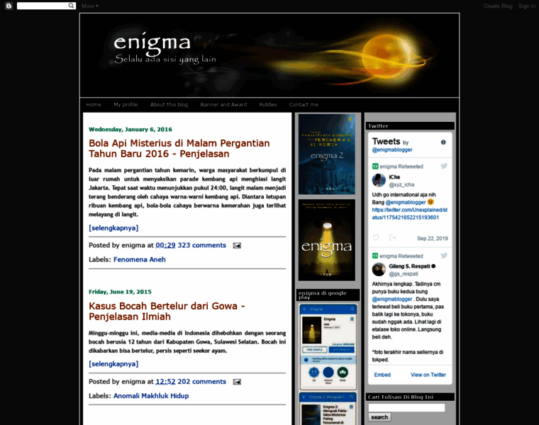 Enigmablogger.com thumbnail