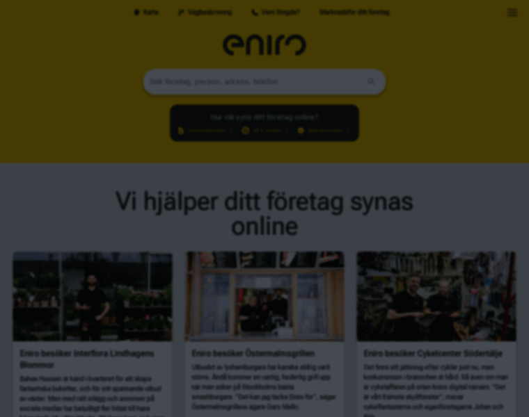 Eniro.se thumbnail Eniro.se thumbnail