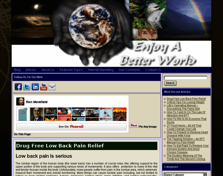 Enjoyabetterworld.com thumbnail