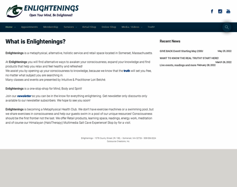 Enlightenings.com thumbnail
